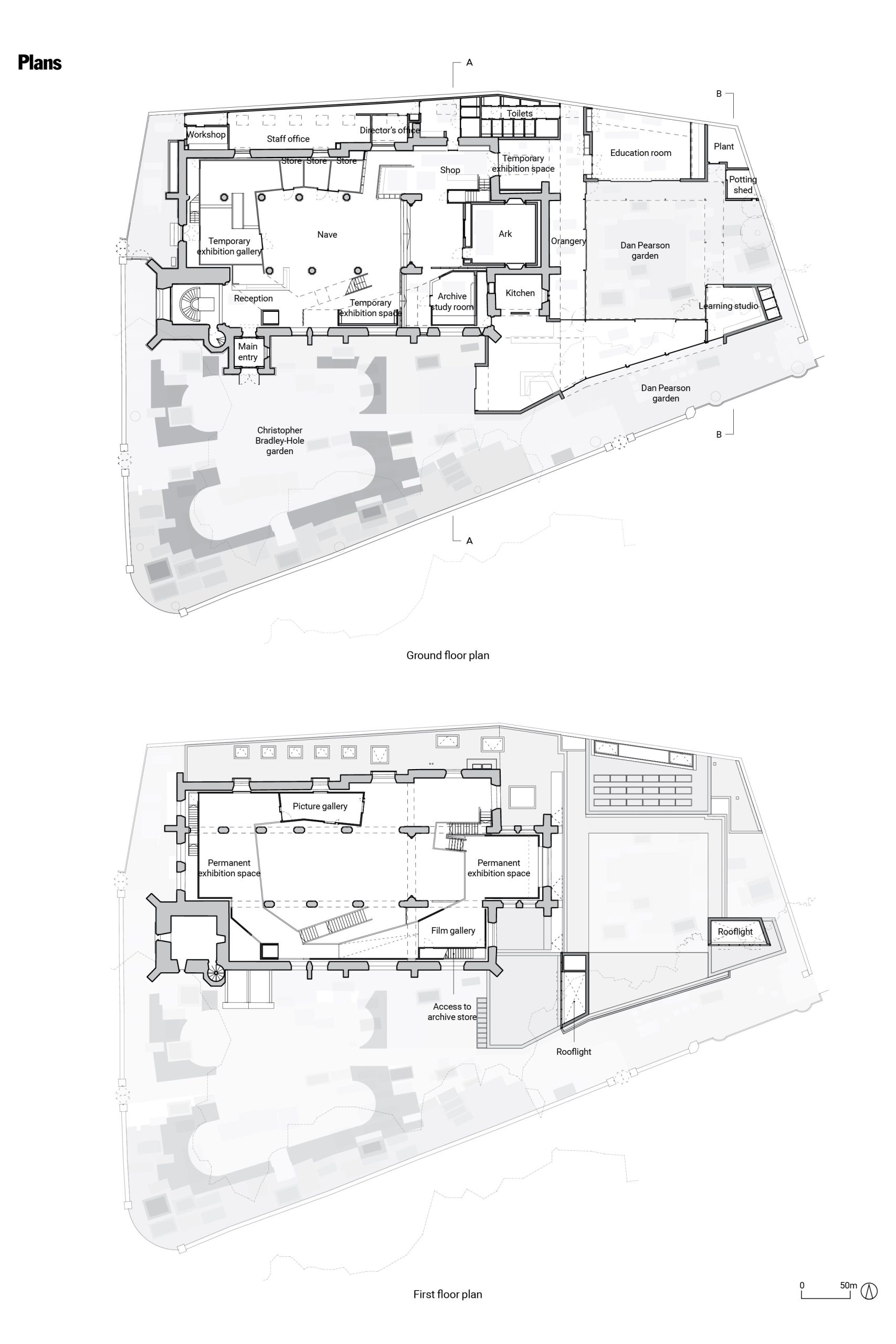 planimetrie-ampliamento-museo-del-giardino-london